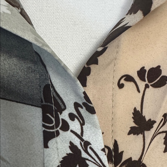 entro | Floral Patchwork High Low Button Up Blouse  🆕 NWT Oversized Sz Med/Lg - Picture 8 of 11